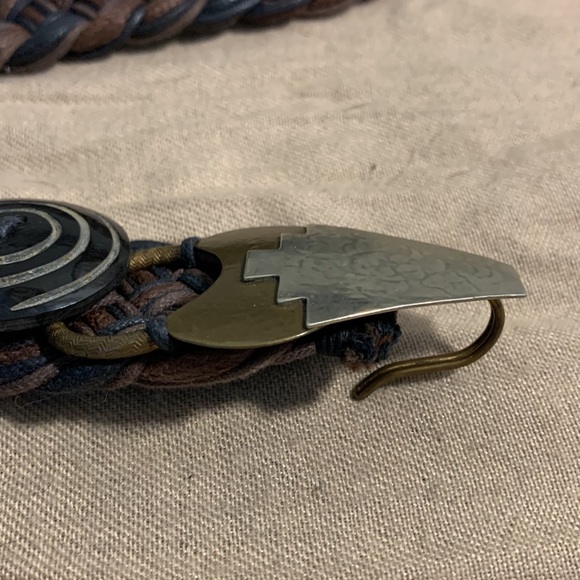 Vintage Abstract Metalwork Looking Belt - Picture 8 of 10